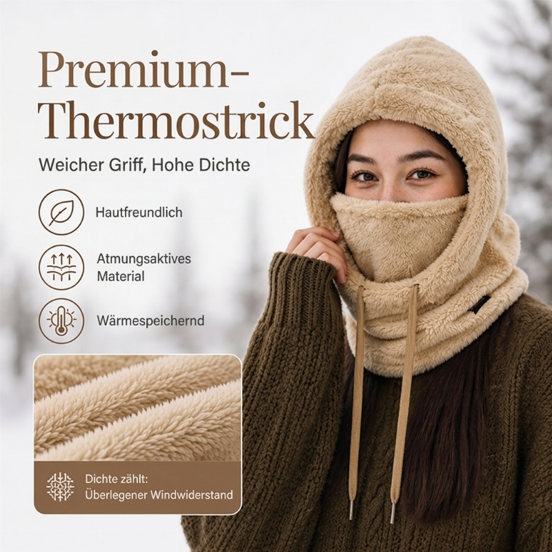 NordShield Winddichte Thermo Balaclava für Fahrrad und Outdoor