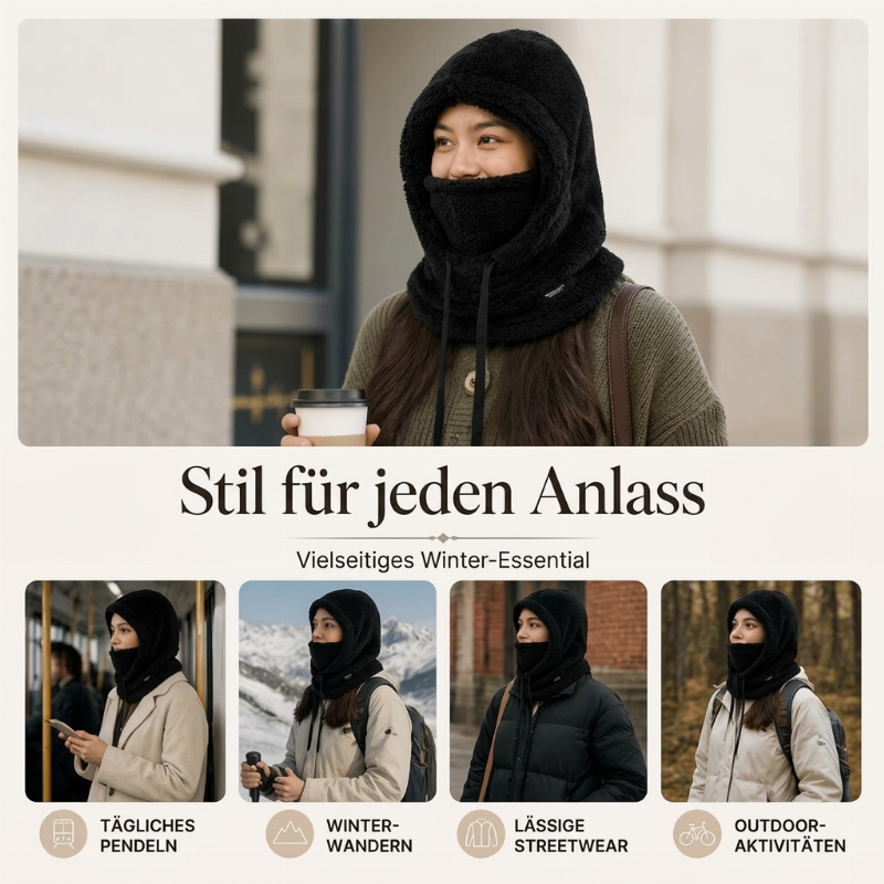 NordShield Winddichte Thermo Balaclava für Fahrrad und Outdoor