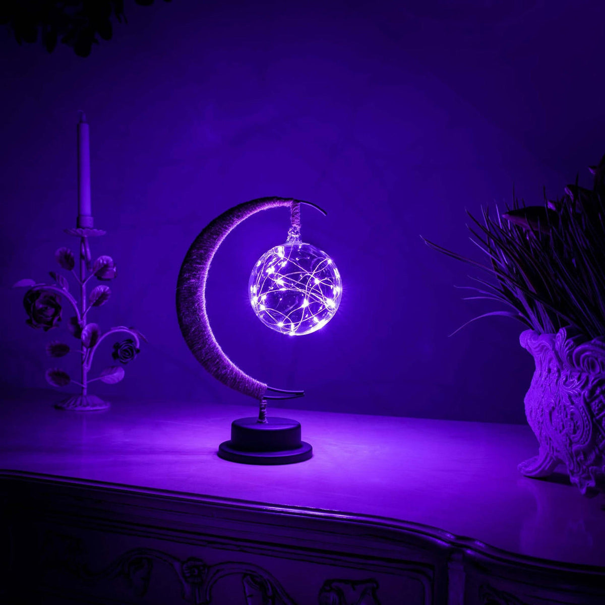 LumiBaum Halbmond Lampe